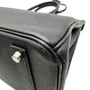 エルメス HERMES バーキン35 □M刻 ブラック シルバー金具 エプソン レディース ハンドバッグ