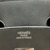 エルメス HERMES バーキン35 □M刻 ブラック シルバー金具 エプソン レディース ハンドバッグ