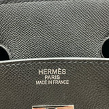 エルメス HERMES バーキン35 □M刻 ブラック シルバー金具 エプソン レディース ハンドバッグ