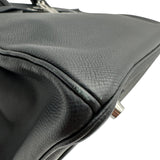 エルメス HERMES バーキン35 □M刻 ブラック シルバー金具 エプソン レディース ハンドバッグ