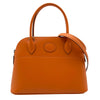 エルメス HERMES ボリード27 オレンジ シルバー金具 シャモニー レディース ショルダーバッグ