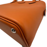 エルメス HERMES ボリード27 オレンジ シルバー金具 シャモニー レディース ショルダーバッグ