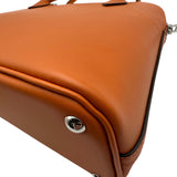 エルメス HERMES ボリード27 オレンジ シルバー金具 シャモニー レディース ショルダーバッグ