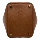 エルメス HERMES ピコタンロックPM U刻 ゴールド ゴールド金具 トリヨン レディース ハンドバッグ