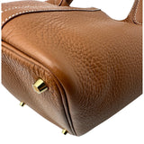 エルメス HERMES ピコタンロックPM U刻 ゴールド ゴールド金具 トリヨン レディース ハンドバッグ