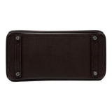 エルメス HERMES オータクロア28 □J刻 ショコラ シルバー金具 エプソン レディース ハンドバッグ