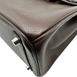 エルメス HERMES オータクロア28 □J刻 ショコラ シルバー金具 エプソン レディース ハンドバッグ