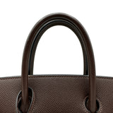 エルメス HERMES オータクロア28 □J刻 ショコラ シルバー金具 エプソン レディース ハンドバッグ