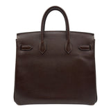エルメス HERMES オータクロア28 □J刻 ショコラ シルバー金具 エプソン レディース ハンドバッグ