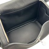 エルメス HERMES リンディ26 W刻 ブラック シルバー金具 トリヨン レディース ショルダーバッグ