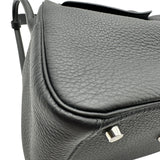 エルメス HERMES リンディ26 W刻 ブラック シルバー金具 トリヨン レディース ショルダーバッグ