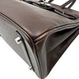 エルメス HERMES バーキン30 □K刻 ショコラ シルバー金具 エプソン レディース ハンドバッグ
