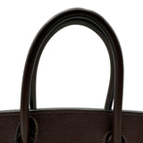 エルメス HERMES バーキン30 □K刻 ショコラ シルバー金具 エプソン レディース ハンドバッグ