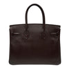 エルメス HERMES バーキン30 □K刻 ショコラ シルバー金具 エプソン レディース ハンドバッグ