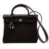 エルメス HERMES エールバッグジップPM K刻 エベンヌ シルバー金具 トワル/ハンター レディース ショルダーバッグ