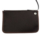 エルメス HERMES エールバッグジップPM K刻 エベンヌ シルバー金具 トワル/ハンター レディース ショルダーバッグ