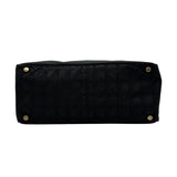 シャネル CHANEL ニュートラベルライントートMM A15991 10番台 ブラック ナイロンジャガード/レザー レディース トートバッグ