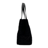シャネル CHANEL ニュートラベルライントートMM A15991 10番台 ブラック ナイロンジャガード/レザー レディース トートバッグ