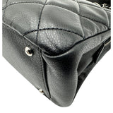 シャネル CHANEL マトラッセ チェーントートバッグ A67294 18番台 ブラック シルバー金具 キャビアスキン レディース トートバッグ