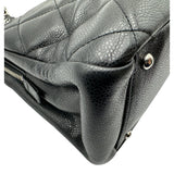 シャネル CHANEL マトラッセ チェーントートバッグ A67294 18番台 ブラック シルバー金具 キャビアスキン レディース トートバッグ
