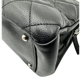 シャネル CHANEL マトラッセ チェーントートバッグ A67294 18番台 ブラック シルバー金具 キャビアスキン レディース トートバッグ