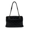 シャネル CHANEL マトラッセ チェーントートバッグ A67294 18番台 ブラック シルバー金具 キャビアスキン レディース トートバッグ