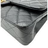 シャネル CHANEL マトラッセ25 A01112 21番台 ブラック ゴールド金具 キャビアスキン レディース ショルダーバッグ