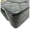 シャネル CHANEL マトラッセ25 A01112 21番台 ブラック ゴールド金具 キャビアスキン レディース ショルダーバッグ