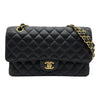 シャネル CHANEL マトラッセ25 A01112 21番台 ブラック ゴールド金具 キャビアスキン レディース ショルダーバッグ