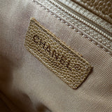シャネル CHANEL PSTチェーントートバッグ A50994 8番台 ベージュ ゴールド金具 キャビアスキン レディース トートバッグ