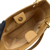 シャネル CHANEL PSTチェーントートバッグ A50994 8番台 ベージュ ゴールド金具 キャビアスキン レディース トートバッグ