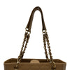 シャネル CHANEL PSTチェーントートバッグ A50994 8番台 ベージュ ゴールド金具 キャビアスキン レディース トートバッグ