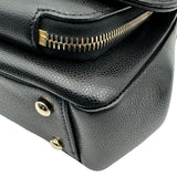 シャネル CHANEL ビジネスアフィニティ ショルダーバッグ A93607 ブラック ゴールド金具 キャビアスキン レディース