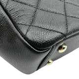 シャネル CHANEL ビジネスアフィニティ ショルダーバッグ A93607 ブラック ゴールド金具 キャビアスキン レディース