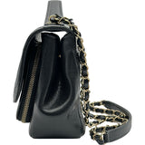 シャネル CHANEL ビジネスアフィニティ ショルダーバッグ A93607 ブラック ゴールド金具 キャビアスキン レディース
