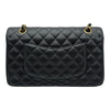 シャネル CHANEL マトラッセ25 A01112 27番台 ブラック ゴールド金具 キャビアスキン レディース ショルダーバッグ