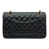 シャネル CHANEL マトラッセ25 A01112 27番台 ブラック ゴールド金具 キャビアスキン レディース ショルダーバッグ