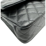 シャネル CHANEL マトラッセ25 A01112 27番台 ブラック ゴールド金具 キャビアスキン レディース ショルダーバッグ