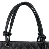 シャネル CHANEL カンボンライントート ラージ A25169 9番台 ブラック カーフ レディース ショルダーバッグ