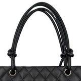 シャネル CHANEL カンボンライントート ラージ A25169 9番台 ブラック カーフ レディース ショルダーバッグ