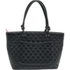 シャネル CHANEL カンボンライントート ラージ A25169 9番台 ブラック カーフ レディース ショルダーバッグ