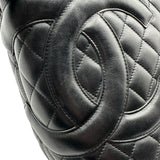 シャネル CHANEL カンボンライントート ラージ A25169 9番台 ブラック カーフ レディース ショルダーバッグ