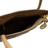 シャネル CHANEL 復刻トート A01804 7番台 ベージュ ゴールド金具 キャビアスキン レディース トートバッグ