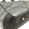 シャネル CHANEL パリビアリッツトートMM A34209 ブラック シルバー金具 コーティングキャンバス レディース トートバッグ