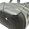 シャネル CHANEL パリビアリッツトートMM A34209 ブラック シルバー金具 コーティングキャンバス レディース トートバッグ