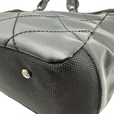 シャネル CHANEL パリビアリッツトートMM A34209 ブラック シルバー金具 コーティングキャンバス レディース トートバッグ