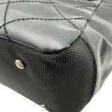 シャネル CHANEL パリビアリッツトートMM A34209 ブラック シルバー金具 コーティングキャンバス レディース トートバッグ