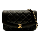 シャネル CHANEL ダイアナ22 A01164 2番台 ブラック ゴールド金具 ラムスキン レディース ショルダーバッグ