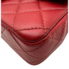 シャネル CHANEL ミニマトラッセ20 A69900 30番台 レッド シルバー金具 ラムスキン レディース ショルダーバッグ