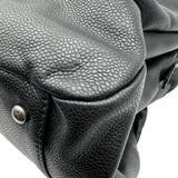 シャネル CHANEL ココマーク トートバッグ 13番台 ブラック シルバー金具 キャビアスキン レディース